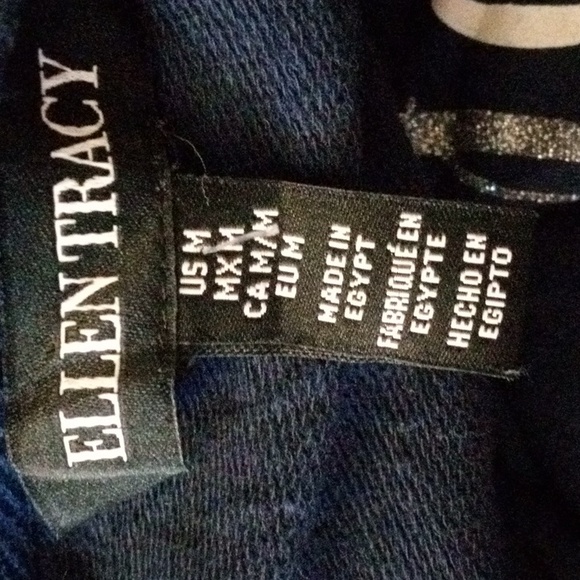 Ellen Tracy Christmas Get Your Sparkle On LOng Sleeve T-Shirt M - Picture 3 of 4